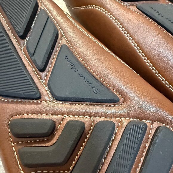 Bruno Marc Driving Moccasins Loafers Mens 13 Brown Slip On Shoes Italian Style - Picture 10 of 15